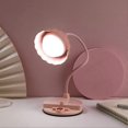 thumbnail image 5 of LED Reading Light Plastic Flower Shaped Touch Sensitive USB Charging Folding Table Lamp for Bedroom Dormitory Pink, 5 of 5