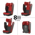 thumbnail image 2 of Diono Monterey 5iST FixSafe High Back Expandable Booster Car Seat, Red Cherry., 2 of 10