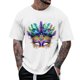 thumbnail image 1 of Tops para hombre, blusas y camisas de manga corta con cuello redondo para hombre, camisetas casuales con estampado de moda para hombre, blusa de manga corta, blusa de poliéster para hombre., 1 of 5