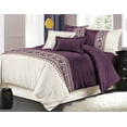 thumbnail image 2 of 3 Piece Quilt Cover Bedding Duvet Cover Set Violet, 2 of 2