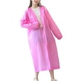 thumbnail image 3 of Capa De Lluvia Larga, Impermeable Reutilizable Para Adultos Impermeable Para Viajes, 3 of 7