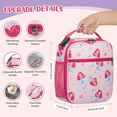 Kids Insulated Lunch Box, Lightweight & Durable Lunch Bag W/ Water