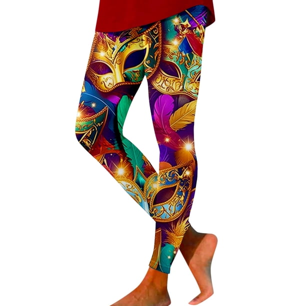 MKLEKYY Ropa deportiva para mujer, leggings estampados para mujer, leggings de ejercicio físico, pantalones de yoga 1683
