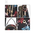thumbnail image 6 of Gustave Women Mini Crossbody Bag Cell Phone Pouch Purse Printing Shoulder Handbag Wallet with Adjustable Strap, Blue Flower, 6 of 10