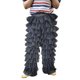 thumbnail image 1 of VISgogo Pantalones de tul para mujer, pantalones femeninos de cintura alta de hilo con volantes de múltiples capas de patchwork de color sólido VISgogo moda, 1 of 2