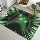 thumbnail image 5 of Games Area Rugs, Gamer Rug for Boy Cool Player Room Decor, Gaming Carpets for Boys Teens, Child Play Soft Floor Mat for Dining Living Room Sofa, Video Game Decor Decorate Doormats Black, 5 of 5