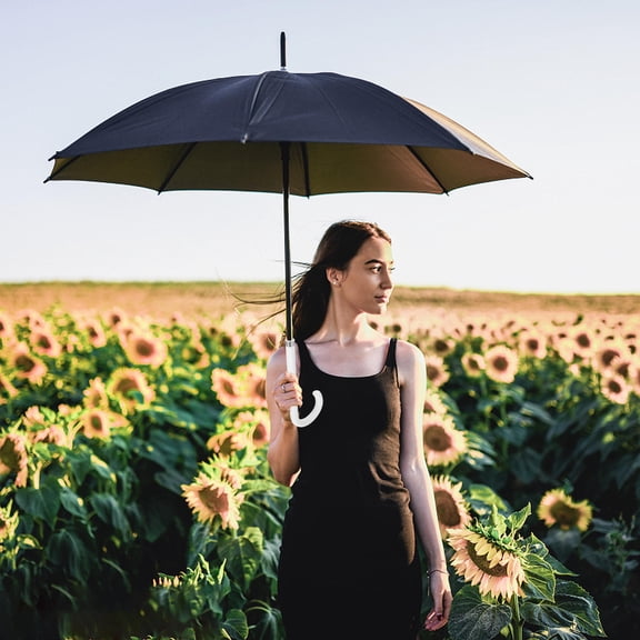 PAMINGONO UV Umbrella Handle Replacement Umbrella Handle White 1Pack Elegant Versatile Curved