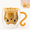Orange, variant on Cat Mugs, Double Wall Glass Cute Coffee Tea Cup,Cute Clear Cat Cups with Handle,Unique Double Insulated Glass Cup for Cappuccino Tea Espresso Latte Hot Beverages,BirthdayGifts for Mum Women Friend