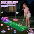 thumbnail image 2 of Set de Golf para Niños TERRAMUS Rosa con Retornador de Pelotas LED, 2 of 8