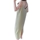 thumbnail image 1 of Qarigey Vestido Largo Sin Mangas Gasa Ropa De Verano Vestido Suelto Sexy, Blanco, M Vestidos Verde claro SG Qarigey AP001588-19B, 1 of 6