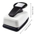 thumbnail image 3 of 2 Inch Square Hole Punch Machine for Scrapbooking Paper Crafting and Efficient Stationery Tasks, 3 of 8