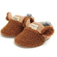 thumbnail image 2 of Baby Booties Faux Fur Sheep Shape Non-Slip Soft Sole Crib Shoes, 2 of 6
