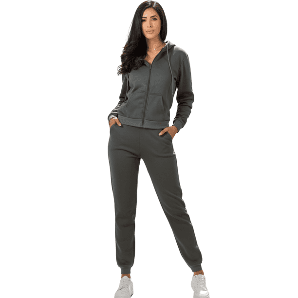 Conjunto Mujer Térmico Pant Y Sudadera Capucha Set De Pants