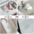 thumbnail image 5 of Tapón de drenaje de ducha – Coladores de silicona para bañera, cubierta protectora para trampa de pelo, fácil de instalar y limpiar, traje para baño, cocina, paquete de 5, 5 of 5