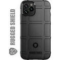 thumbnail image 2 of EGO TACTICAL Rugged Shield Brand Solid Color TPU Phone Case for Apple iPhone 12 Mini - Black, 2 of 8