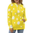 thumbnail image 4 of Yellow White Polka Dots(6) Men's Women New Sweatshirt Hoodie Men's Plus Size Sweatshirt Hooded Sweatshirt 3d Printed Street Men's Cloth, 4 of 6