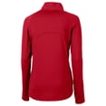 thumbnail image 3 of Women's Cutter & Buck Red Los Angeles Angels City Connect Adapt Eco Knit Recycled Half-Zip Pullover Top, 3 of 3