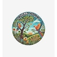 thumbnail image 4 of Orgullo Hispano Parrot Mosaic Adult White Crew Neck Short Sleeve Tee-XL, 4 of 4