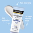 thumbnail image 3 of Loción de protección solar Neutrogena Ultra Sheer Dry-Touch SPF 45 90 ml, 3 of 4