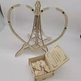thumbnail image 3 of relayinert Wooden Signature Heart shaped Guest Message Delivery Box Commemorative Day Blessing Love Card Box, 3 of 9