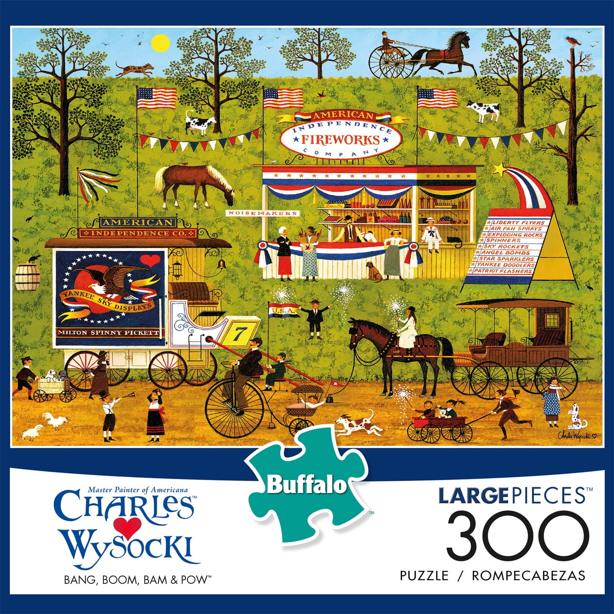 Buffalo Games Charles Wysocki Bang, Boom, Bam & Pow! 300 Piece