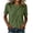 #0099-Army Green, variant on Favoffer Women's Linen Blend Tunic Blouses Short Sleeve Round Neck Loose Fit Tops for Work Daily Wear