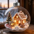 thumbnail image 2 of TACILIP Home Decor, 1PC Glowing Christmas Story Ornament Light-Up Mini Holiday Scene With Warm LED Light, Gifts for Family, 2 of 8
