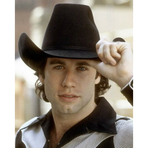John Travolta touches his western hat Urban Cowboy 8x10 photo