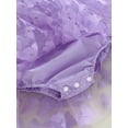 thumbnail image 6 of Bagilaanoe Newborn Baby Girl Rompers Dress 3D Butterfly Sleeveless Bodysuit + Headband 3M 6M 12M 18M 24M Infant Tulle One Piece Jumpsuit, 6 of 9