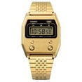 thumbnail image 1 of Casio Reloj Vintage Digital de Acero Inoxidable Chapado en Iones de Oro con Movimiento de Cuarzo, Modelo A1100G-5, Unisex., 1 of 2