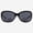 Black(1.50), variant on Bifocal Sunglasses for Women - Reader Sunglasses with Bifocals - Butterfly Jackie O Reading Sun Glasses with Built In Readers - Vittoria by VITENZI in Brown 2.00