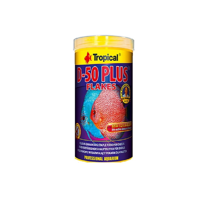 Alimento D-50 Plus Flakes Proteína P/pez Disco 50 G Tropical TP-77314