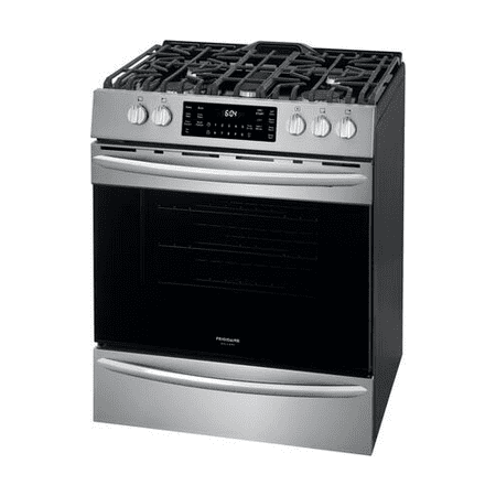 Frigidaire - Gallery 5.6 Cu. Ft. Freestanding Gas Convection Range with Self-Cleaning and Air Fry - Stainless steel