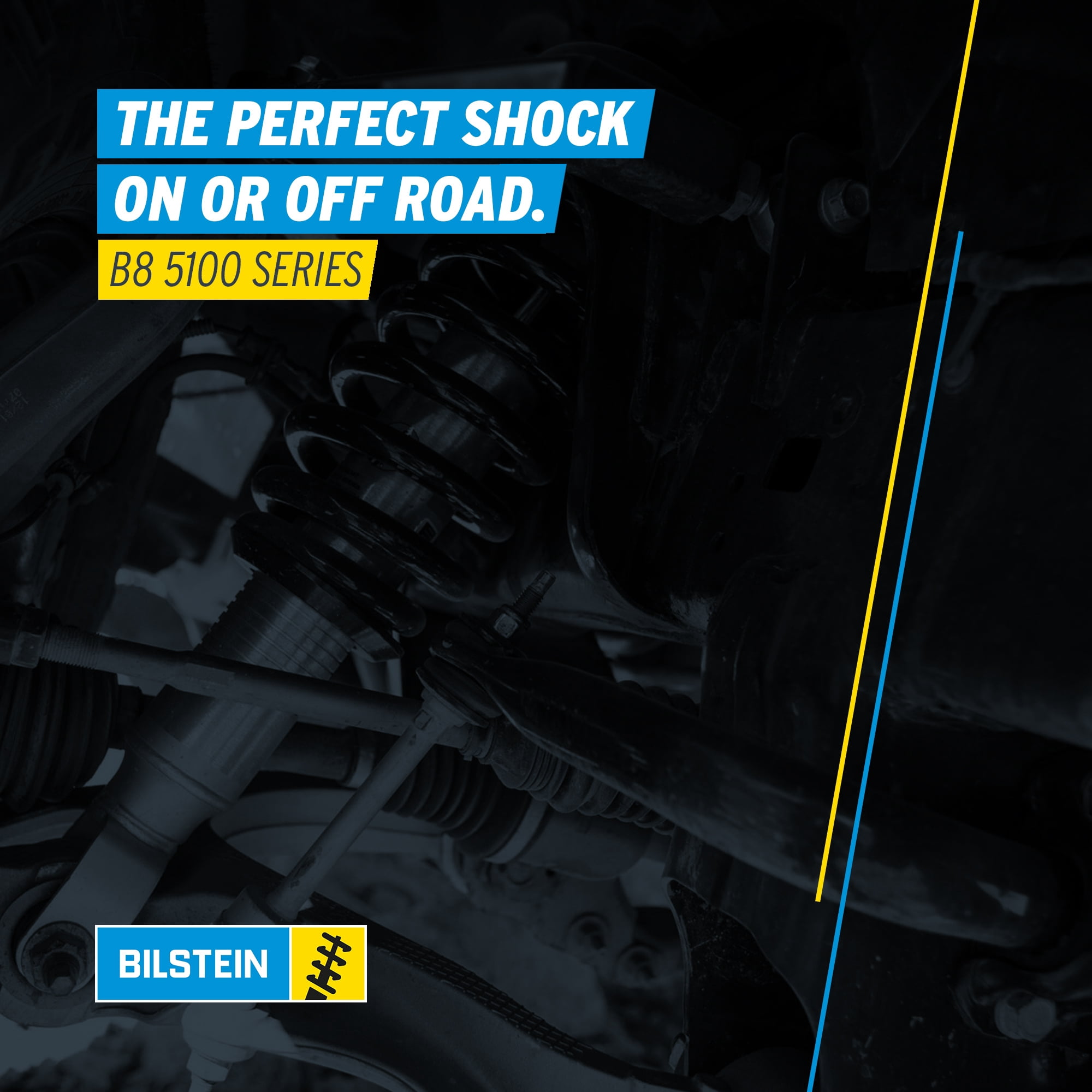 Bilstein Pair of Rear B8 5100 Series Shocks Compatible with 1999-2004 F250/F350 4WD with 0-1" Rear Lift and Leafspring Front Suspension