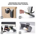 thumbnail image 3 of FUTUREORYY 3Pcs PP Material Desktop Pen Organizer Selfadhesive Spacesaving Storage for Desk Organization 4.3x2.2x1.9in, 3 of 8