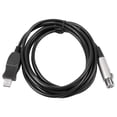 thumbnail image 2 of Cable de micrófono USB, micrófono USB a XLR Cable de micrófono US Bto XLR Cable US Bto XLR Diseño exquisito, 2 of 8