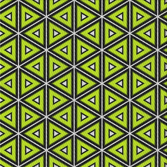 Ahgly Company Machine Washable Indoor Square Transitional Slime Green Area Rugs, 7' Square