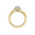 thumbnail image 4 of 1.00 Carat Excellent Oval Shape Genuine Diamond Latest Design Solitaire Engagement Ring for Ladies Solid 18K Yellow Gold Size 7.5, 4 of 8