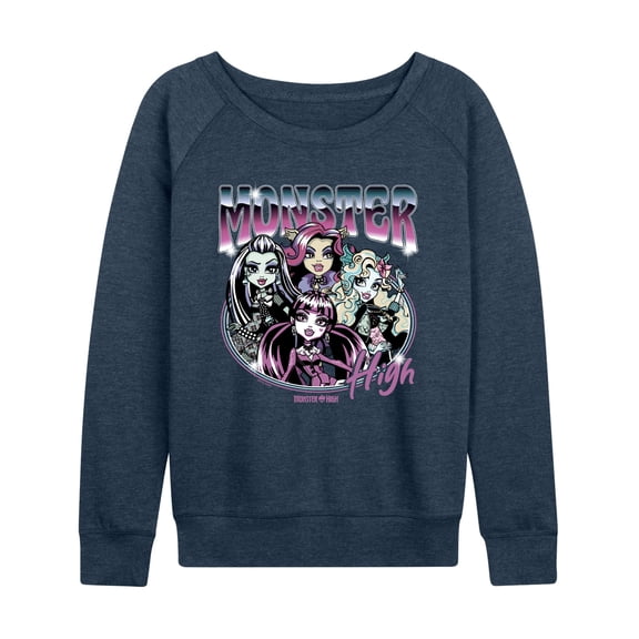 Monster High - Squad Photo - Women's French Terry Long Sleeve Pullover