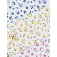 thumbnail image 3 of Luvable Friends Baby Girl Cotton Preemie Snap Sleep and Play 3pk, Floral, Preemie, 3 of 5