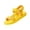 Yellow #073, variant on Women's Beach Sandals Summer Light Platform Open Toe Casual Shoes Outdoor Walking Anti Slip Sports Sandals, 36