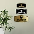 thumbnail image 3 of Signs ByLITA Fancy Tack Room, Horses Plastic Sign (Navy Blue / White) - Large, 3 of 6