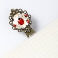 thumbnail image 5 of Coccinella septempunctata Copper-Colored Lace Bookmarks - Set of 2 Stainless Steel Bookmarks for Readers and Book Lovers, 5 of 5