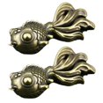 thumbnail image 3 of Ocean Keychain Accessory 2Pcs Goldfish Modeling DIY Keychain Unique Lovely Key Ornament 6X3Cm Antique Finish For Craft Enthusiasts, 3 of 5