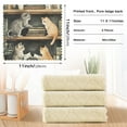 thumbnail image 3 of Cats and Books Kitchen Towels 6 Pcs Dish Towels Absorbent Soft Quick Dry Towel Dish Rags for Washing Dishes, 3 of 8