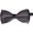 Gray, variant on Men’s Pre-Tied Bow Ties Silver Metal Edged Two-Layer Bowtie Adjustable Length Necktie with Gift Box