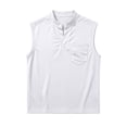 thumbnail image 3 of Mens Athletic Sports Sleeveless Tank Tops V-Neck with Pocket Workout Shirt Beach Swim Tee Fathers Gift, 3 of 8