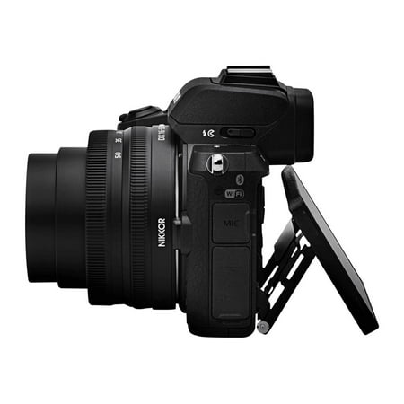 Nikon - Z50 Mirrorless 4K Video Camera with NIKKOR Z DX 16-50mm f/3.5-6.3 VR Lens - Black