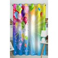 thumbnail image 1 of ABPHQTO Globos navideños Cortina de ventana Cortina de cocina Cortinas de ventana Panel 130x210 cm (Una pieza), 1 of 1