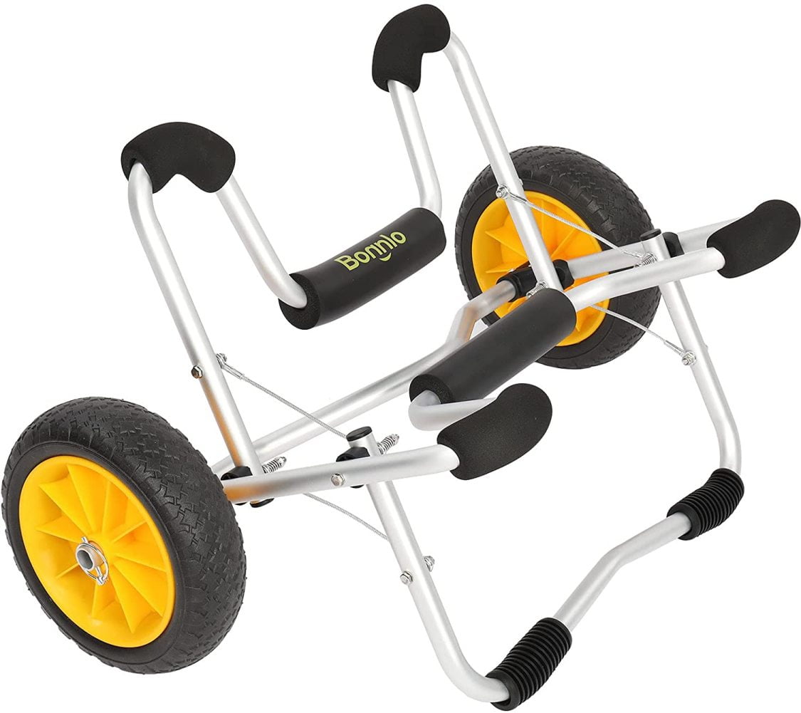 Buy Bonnlo Kayak Cart, Deep U Kayak Dolly Carrier with Airless 10 Tires